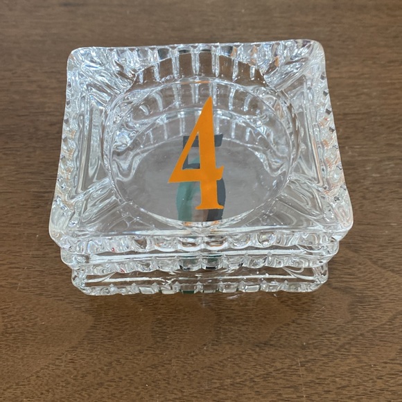 Mid Century Glass Ashtray Set - Picture 8 of 8